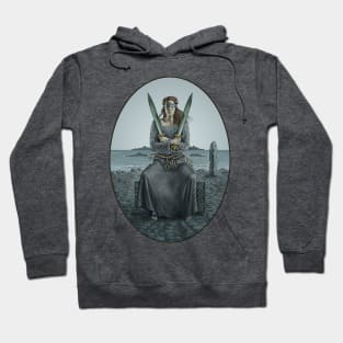 Two of Swords from the Celtic Tarot Hoodie